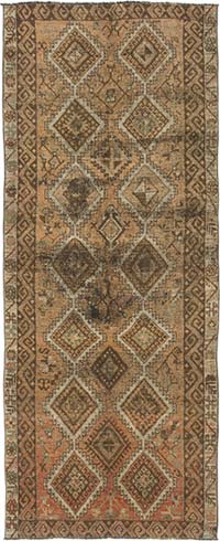 El Dokuma Vintage Hali - 136 cm x 325 cm