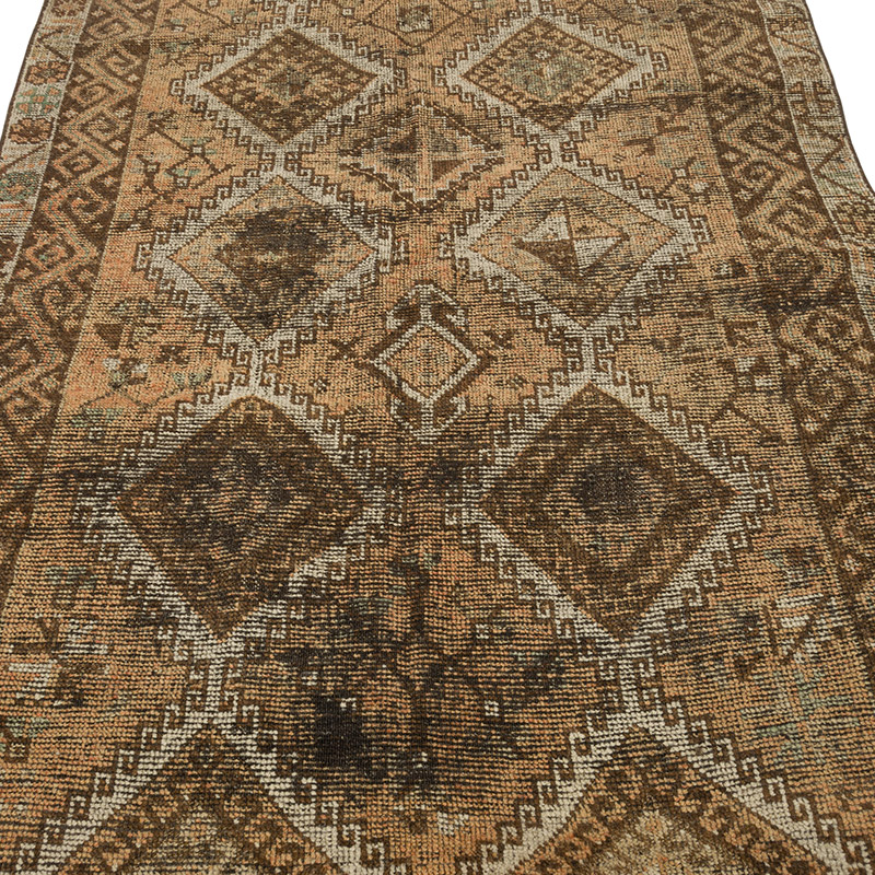 Alfombra Vintage Turca Anudada a Mano - 136 cm x 325 cm - K0085832