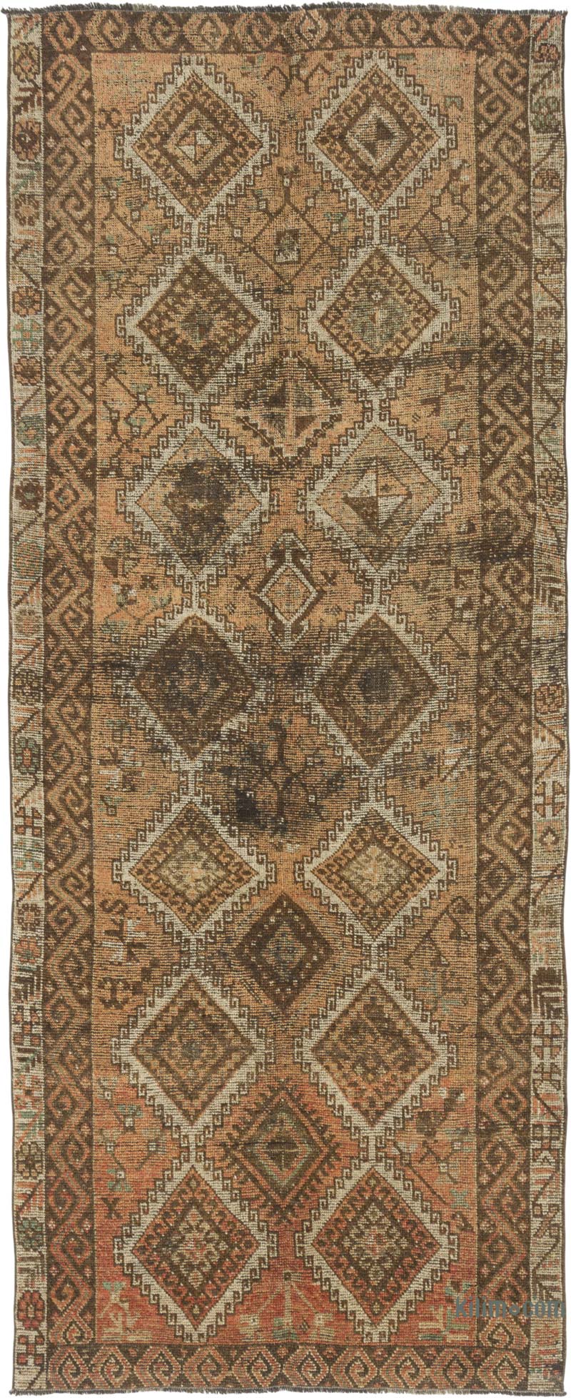 Alfombra Vintage Turca Anudada a Mano - 136 cm x 325 cm - K0085832