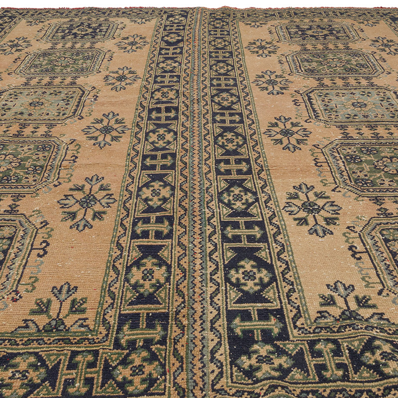El Dokuma Vintage Halı - 291 cm x 332 cm - K0085839