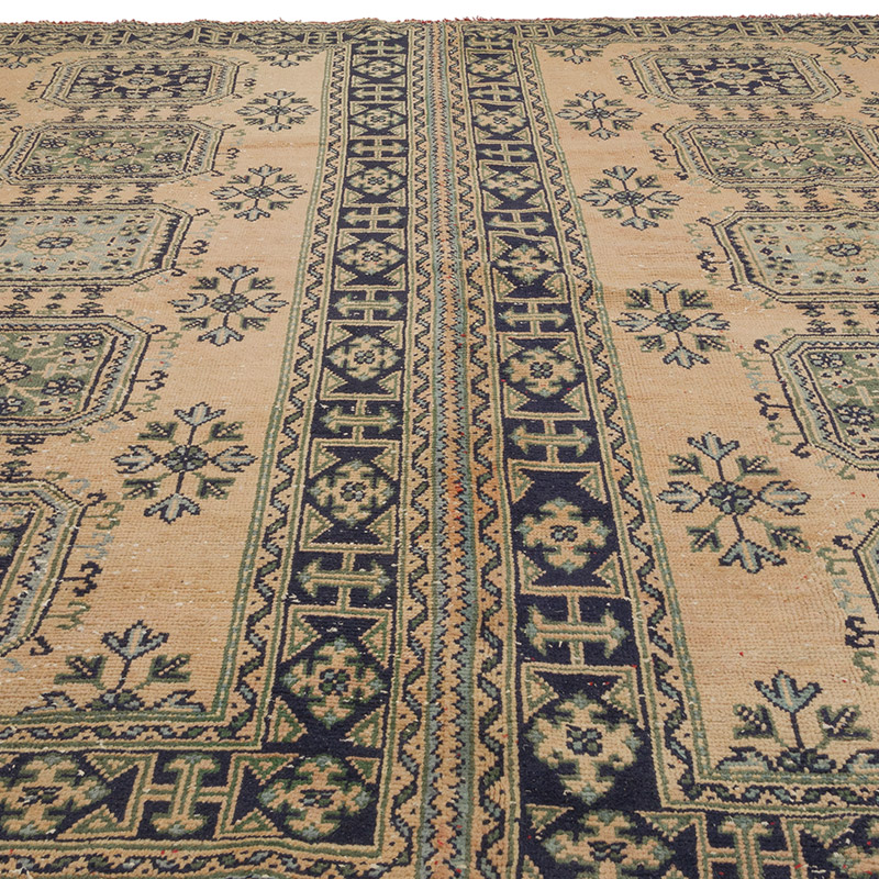 El Dokuma Vintage Halı - 291 cm x 332 cm - K0085839