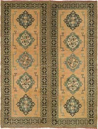 Alfombra Vintage Turca Anudada a Mano - 271 cm x 352 cm