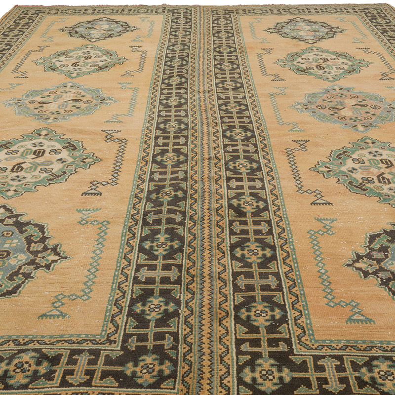 El Dokuma Vintage Halı - 271 cm x 352 cm - K0085840