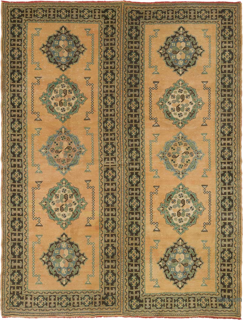 El Dokuma Vintage Halı - 271 cm x 352 cm - K0085840