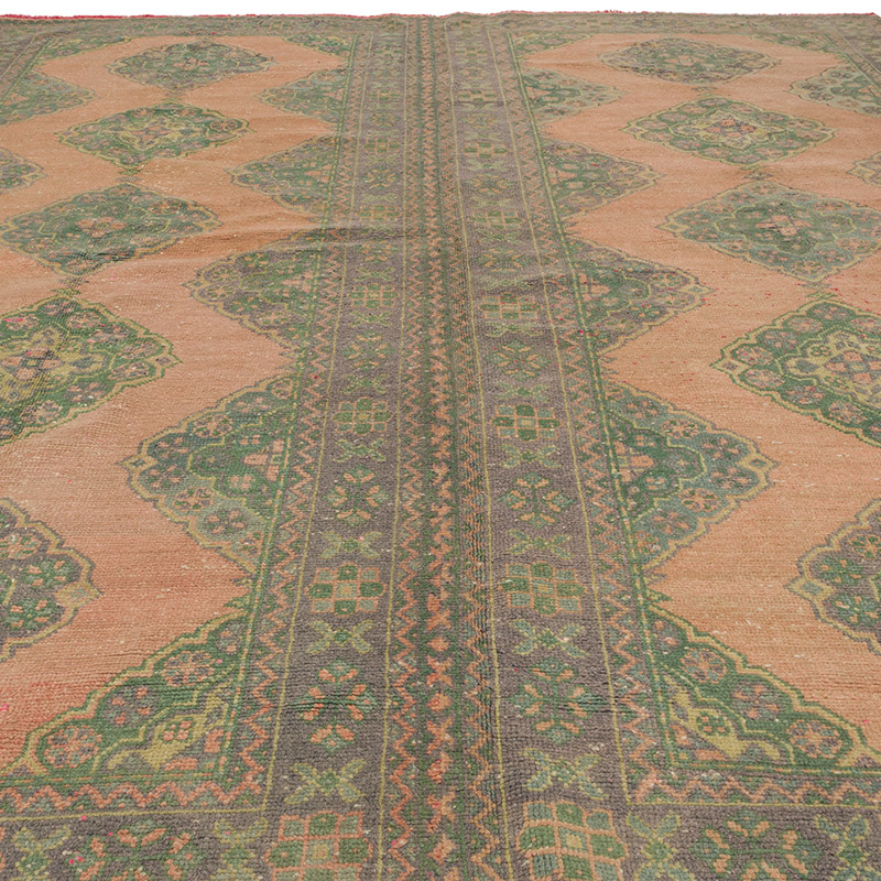Alfombra Vintage Turca Anudada a Mano - 273 cm x 336 cm - K0085841