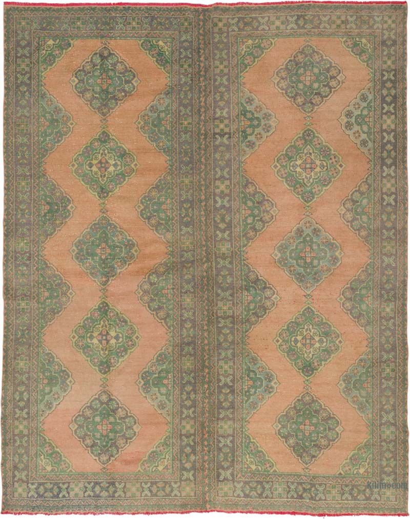 Alfombra Vintage Turca Anudada a Mano - 273 cm x 336 cm - K0085841