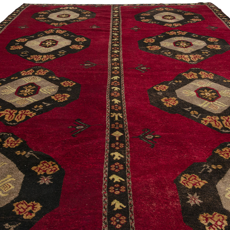 Vintage Turkish Hand-Knotted Rug - 8' 6" x 13' 6" (102" x 162") - K0085842