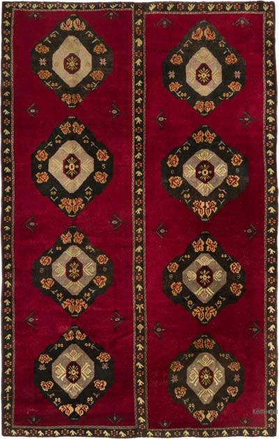 El Dokuma Vintage Halı - 260 cm x 412 cm