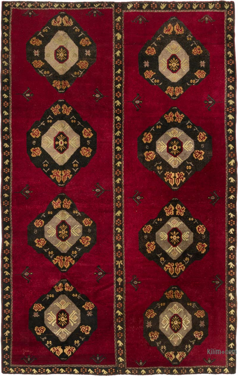 Vintage Turkish Hand-Knotted Rug - 8' 6" x 13' 6" (102" x 162") - K0085842