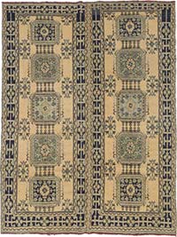 Alfombra Vintage Turca Anudada a Mano - 270 cm x 355 cm