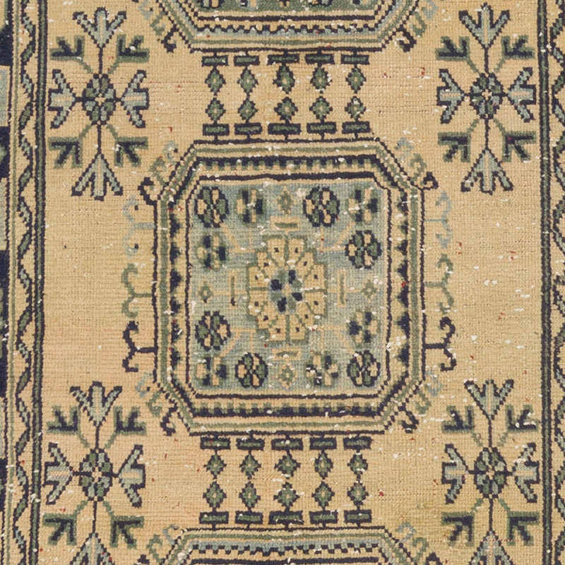 Vintage Turkish Hand-Knotted Rug - 8' 10" x 11' 8" (106" x 140") - K0085843