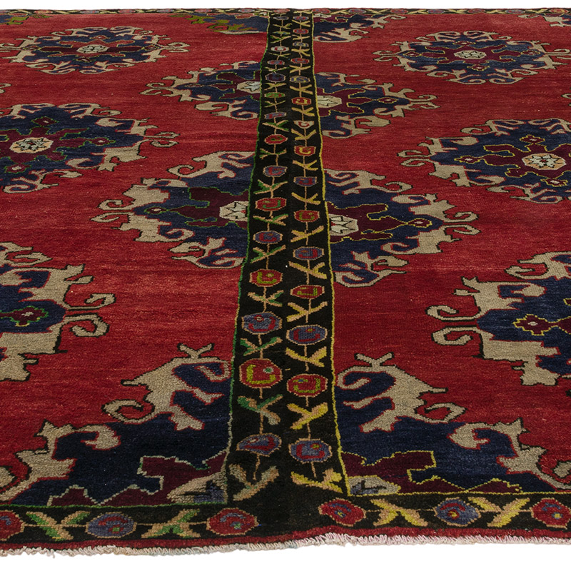 Alfombra Vintage Turca Anudada a Mano - 300 cm x 290 cm - K0085844