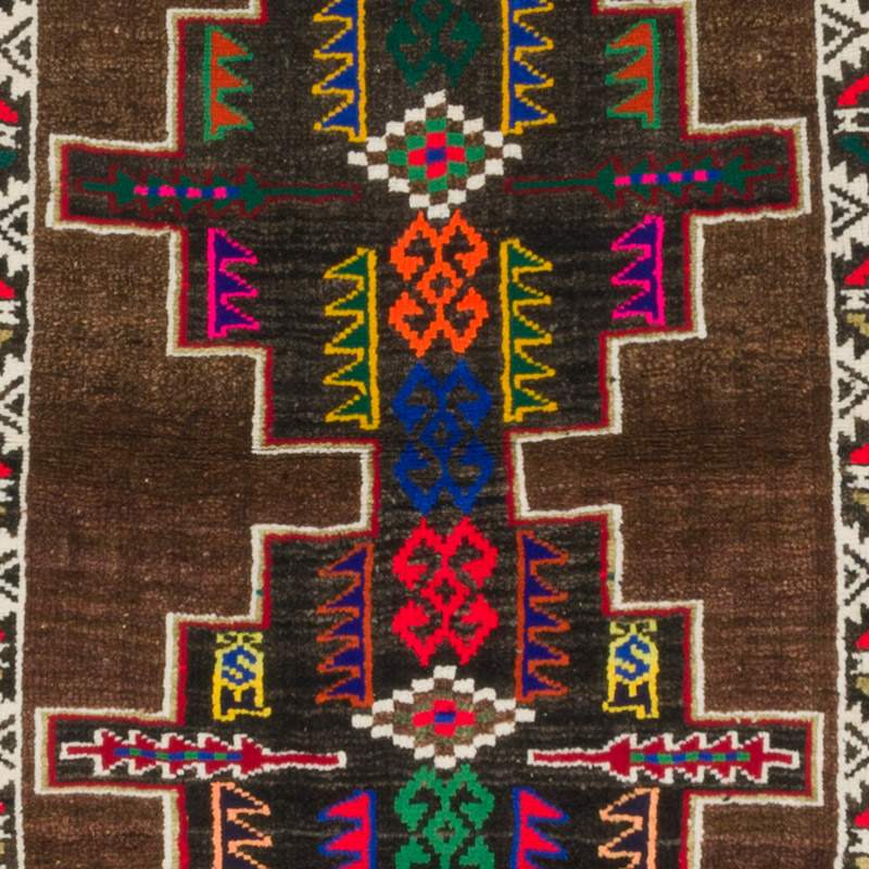 Alfombra Vintage de pasillo - 98 cm x 347 cm - K0085848