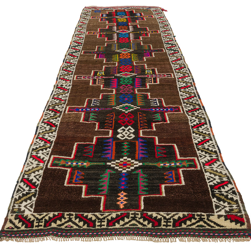 Alfombra Vintage de pasillo - 98 cm x 347 cm - K0085848
