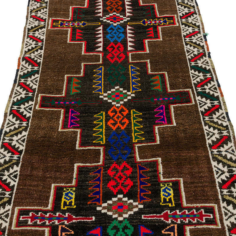 Alfombra Vintage de pasillo - 98 cm x 347 cm - K0085848