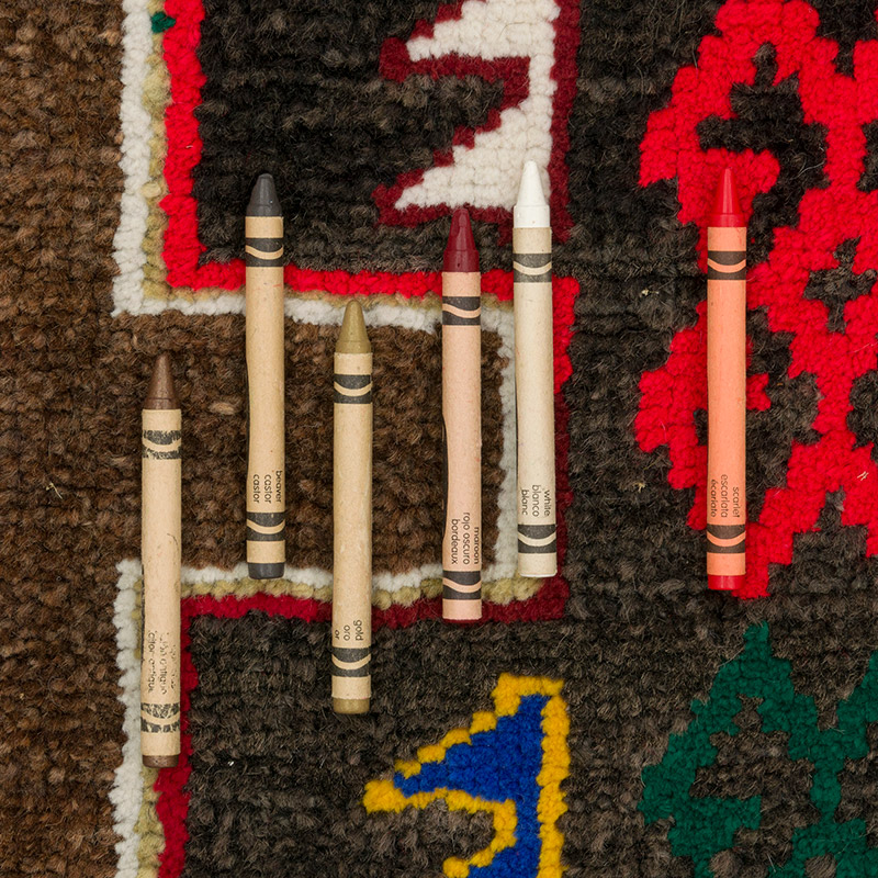 Alfombra Vintage de pasillo - 98 cm x 347 cm - K0085848