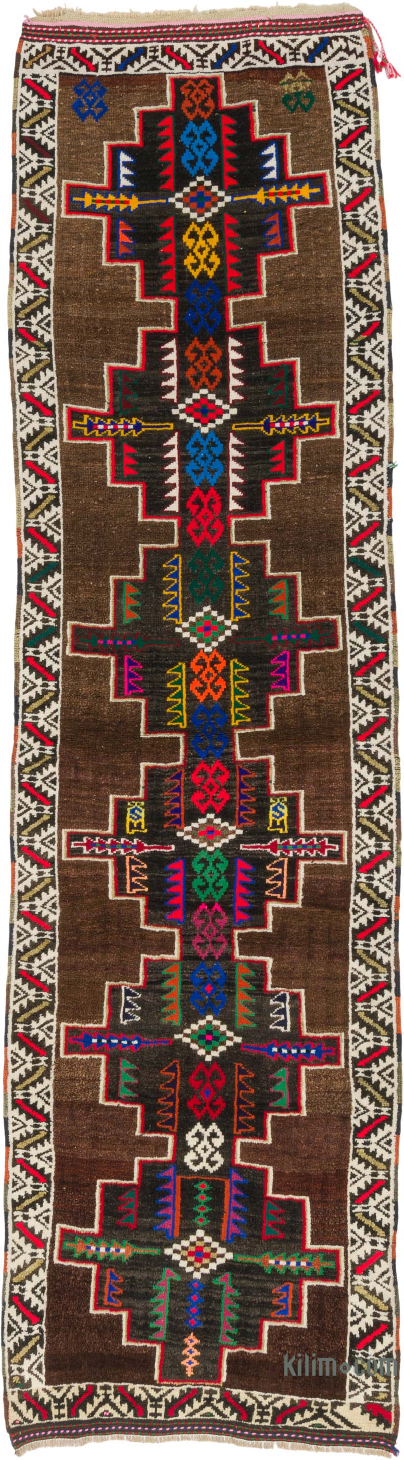 Alfombra Vintage de pasillo - 98 cm x 347 cm - K0085848