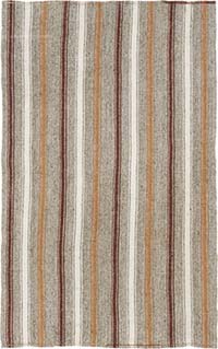 Vintage Anatolian Kilim Rug - 5' 1" x 8' 3" (61" x 99")