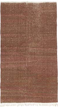 Vintage Turkish Kilim Rug - 5'  x 8' 10" (60" x 106")