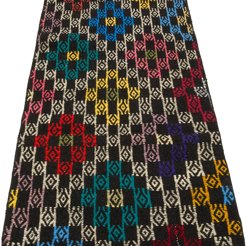 Vintage Anatolian Jijim Runner - 2' 4" x 9' 6" (28" x 114") - K0085860