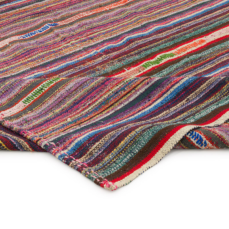 Vintage Anatolian Kilim Rug - 6' 7" x 7' 8" (79" x 92") - K0085861