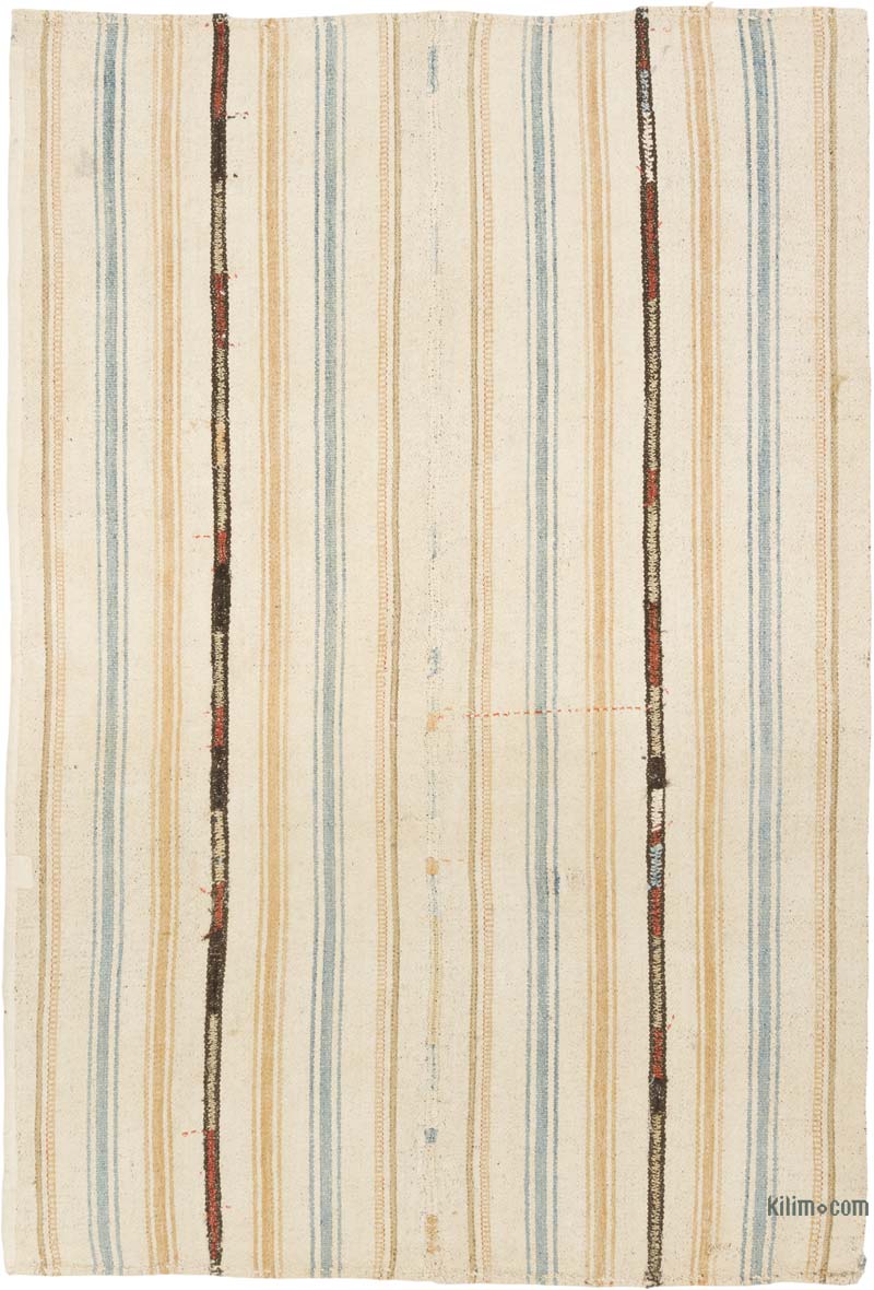 Vintage Anatolian Kilim Rug - 5' 3" x 7' 8" (63" x 92") - K0085862