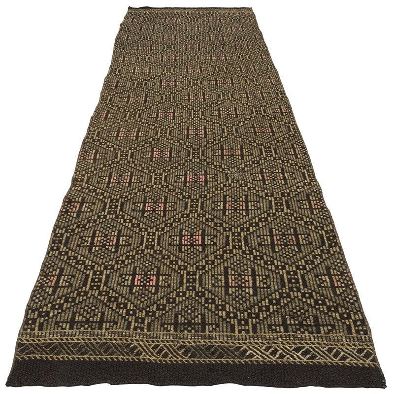 Vintage Anatolian Jijim Runner - 2' 10" x 10' 8" (34" x 128") - K0085864