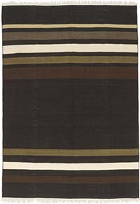 Vintage Turkish Kilim Rug - 5' 7" x 7' 10" (67" x 94")