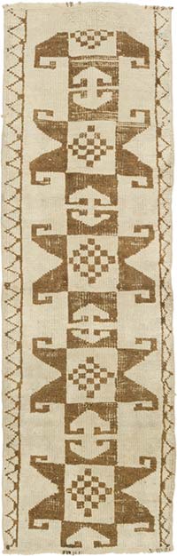 Vintage Tribal Runner Rug - 3'  x 9' 5" (36" x 113")