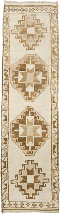 Vintage Tribal Runner Rug - 3' 3" x 11' 8" (39" x 140")