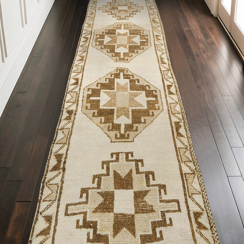 Alfombra Vintage de pasillo - 100 cm x 355 cm - K0085909
