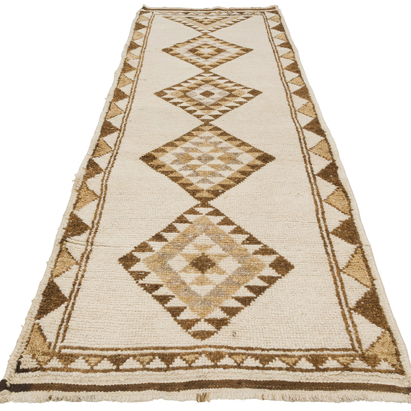 Vintage Tribal Runner Rug - 3' 1" x 10' 10" (37" x 130") - K0085910