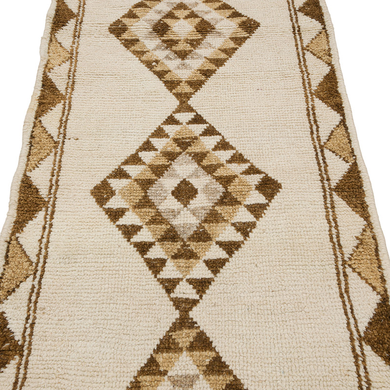 Vintage Tribal Runner Rug - 3' 1" x 10' 10" (37" x 130") - K0085910