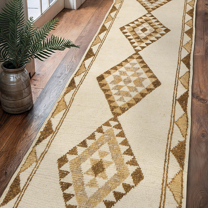 Alfombra Vintage de pasillo - 93 cm x 330 cm - K0085910