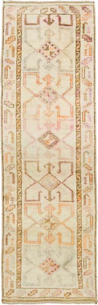 Vintage Tribal Runner Rug - 3' 9" x 11' 11" (45" x 143")