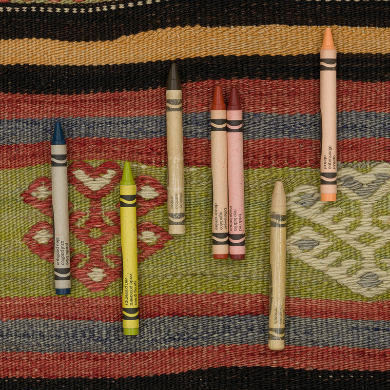Vintage Turkish Kilim Rug - 4' 1" x 6' 11" (49" x 83") - K0085925