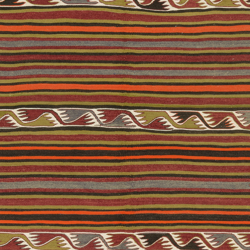 Alfombra Konya Kilim Vintage - 142 cm x 303 cm - K0085926