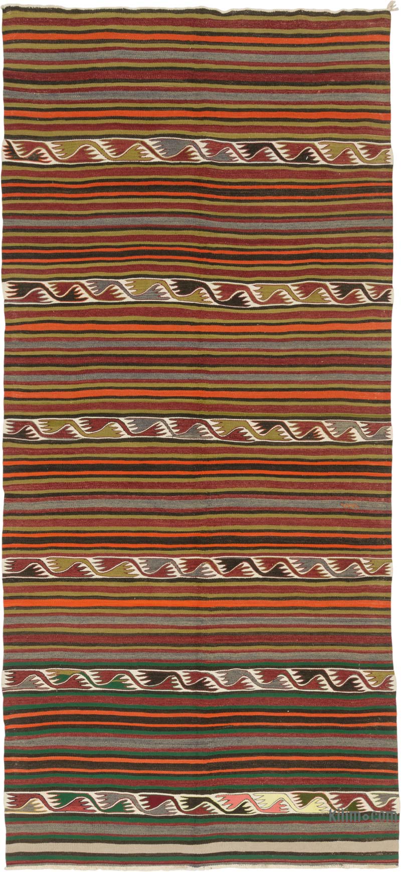 Alfombra Konya Kilim Vintage - 142 cm x 303 cm - K0085926