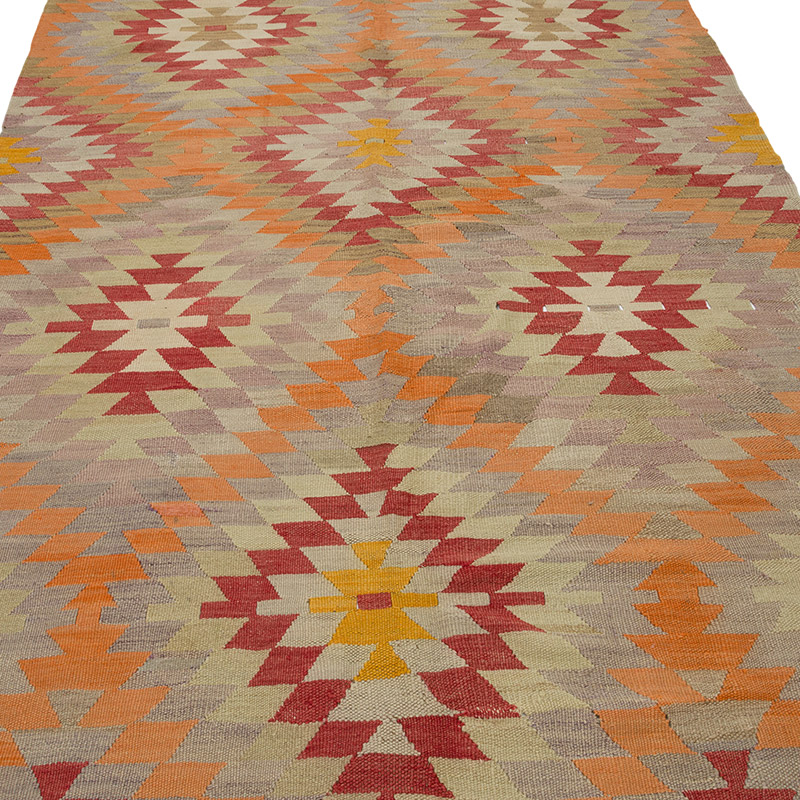 Alfombra Vintage Kilim Turca - 153 cm x 383 cm - K0085929