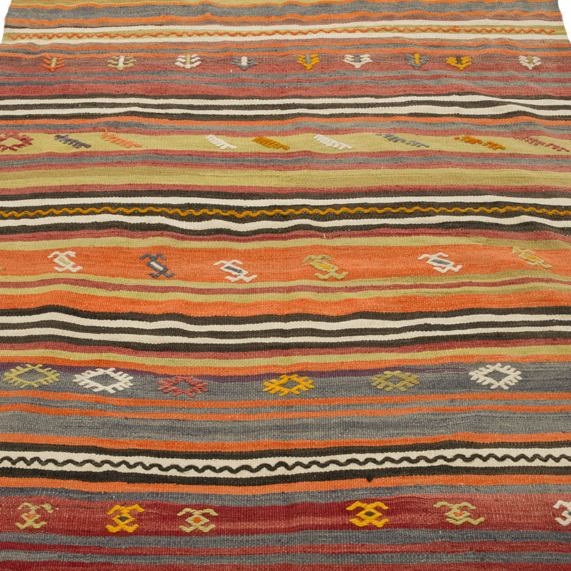 Vintage Turkish Kilim Rug - 3' 8" x 6' 7" (44" x 79") - K0085931
