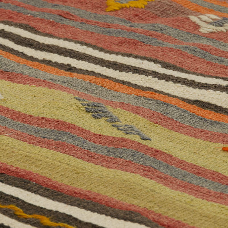 Vintage Turkish Kilim Rug - 3' 8" x 6' 7" (44" x 79") - K0085931