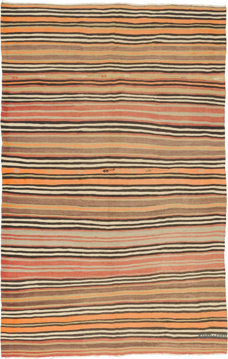 Alfombra Vintage Kilim Turca - 154 cm x 241 cm - K0085932
