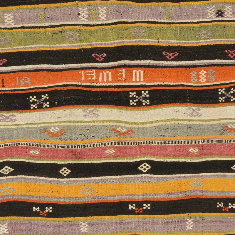 Alfombra Vintage Kilim Turca - 143 cm x 312 cm - K0085933