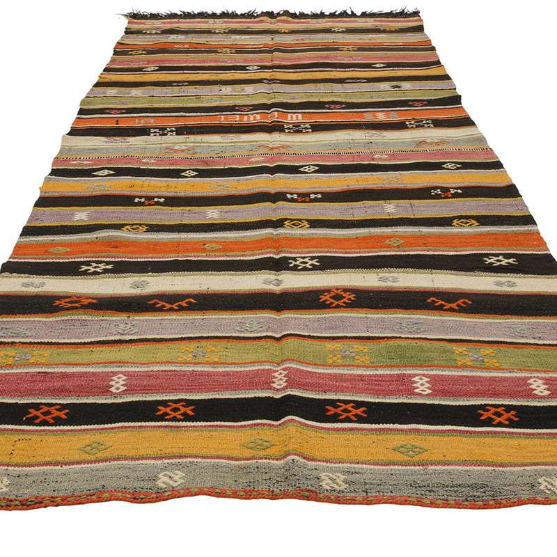 Alfombra Vintage Kilim Turca - 143 cm x 312 cm - K0085933