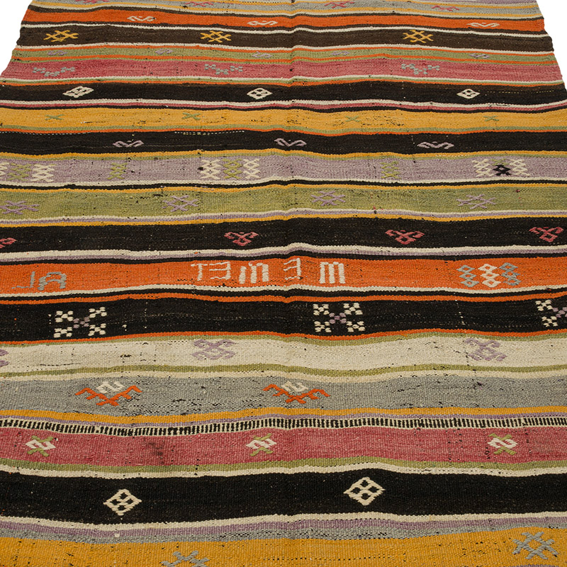Alfombra Vintage Kilim Turca - 143 cm x 312 cm - K0085933