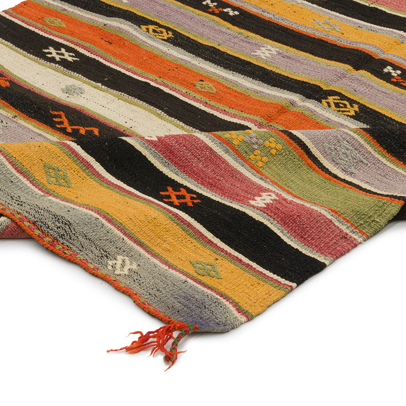 Alfombra Vintage Kilim Turca - 143 cm x 312 cm - K0085933