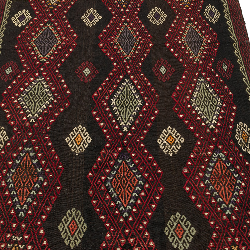 Vintage Anatolian Jijim Rug - 3' 7" x 6' 1" (43" x 73") - K0085936