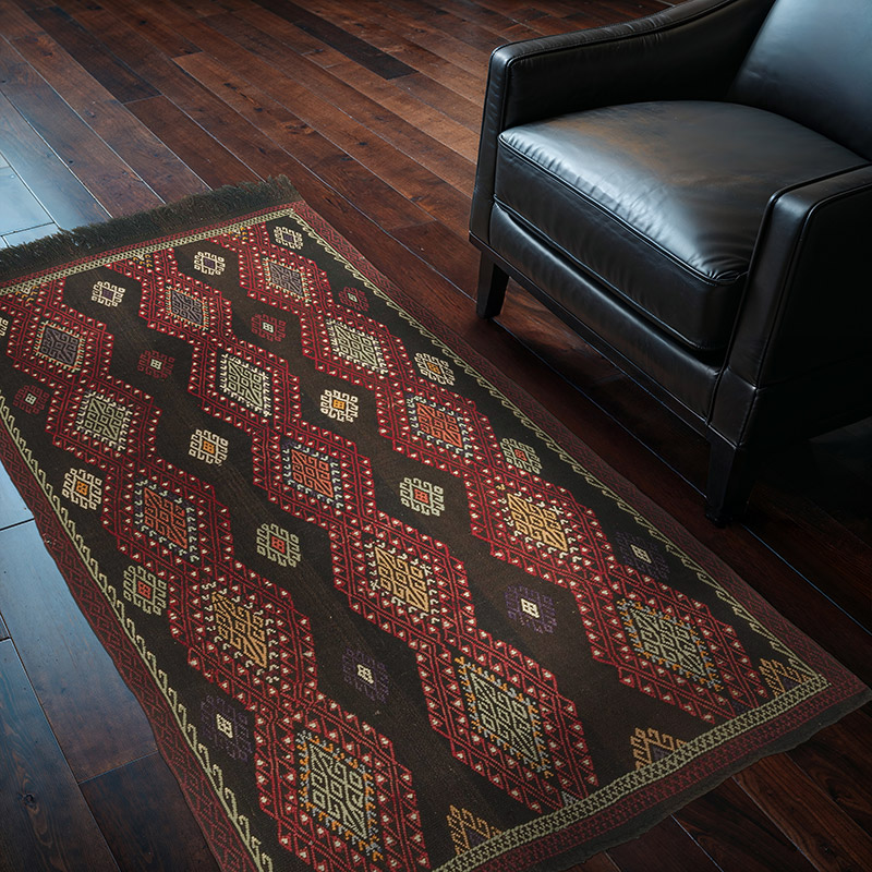 Vintage Anatolian Jijim Rug - 3' 7" x 6' 1" (43" x 73") - K0085936