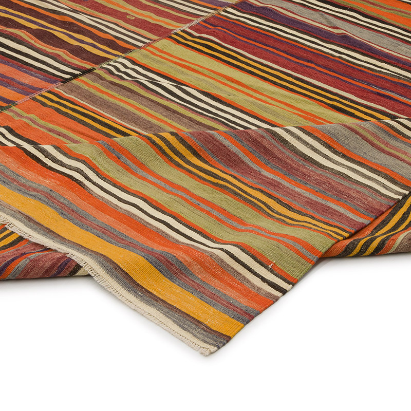 Alfombra Vintage Kilim Turca - 286 cm x 308 cm - K0085943