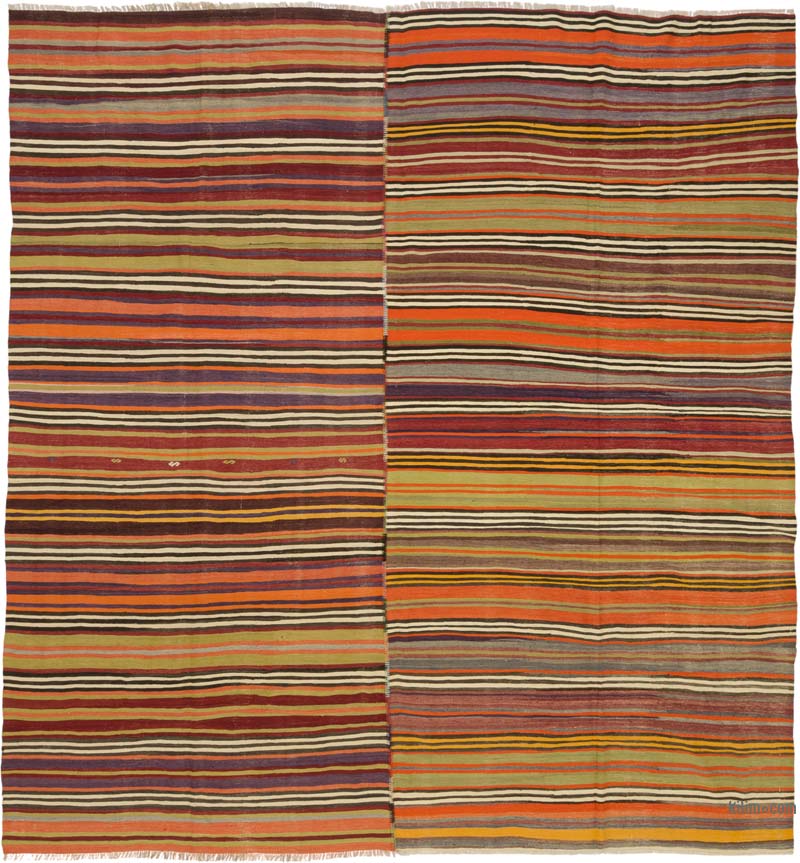 Alfombra Vintage Kilim Turca - 286 cm x 308 cm - K0085943